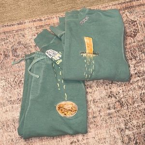 Miss Eatwell Heather McMahan Parm Crewneck and Sweatpants